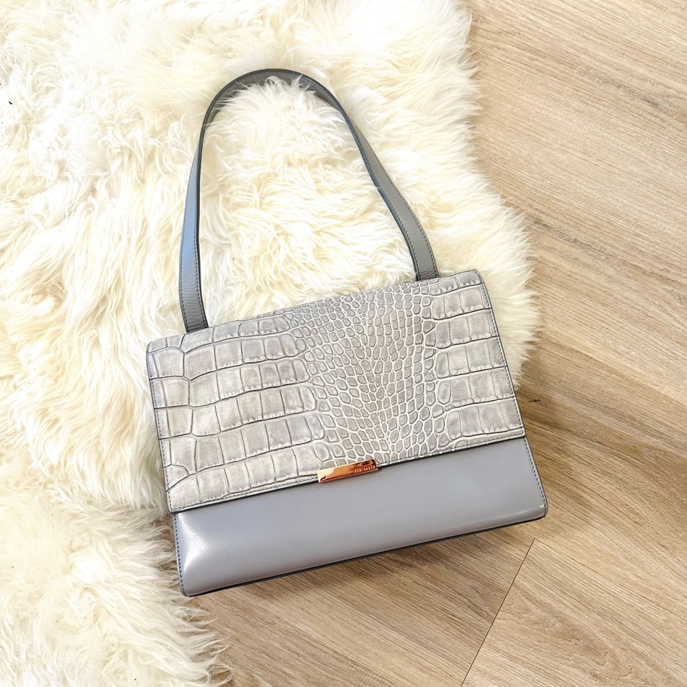 Ted Baker Crocodile x Rose Gold Shoulder Bag